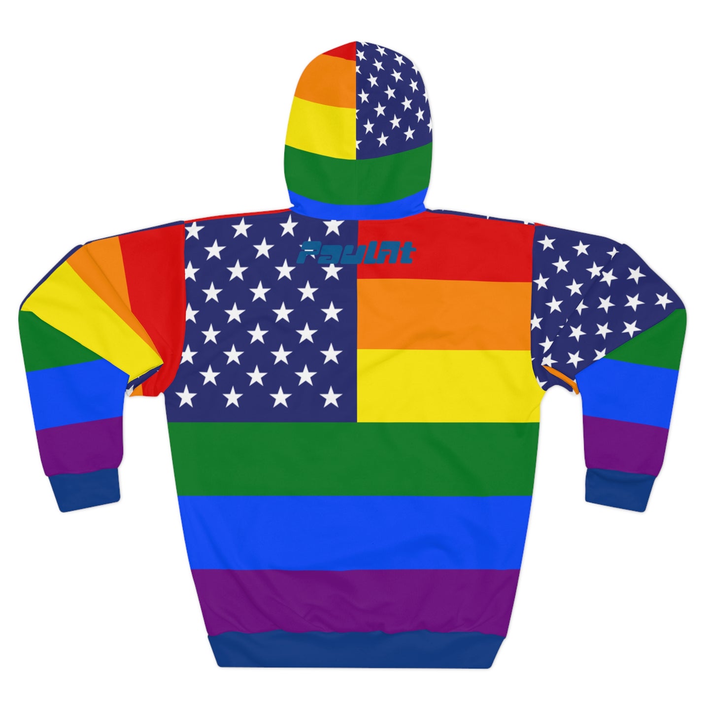 USA LGBTQIA+ Pride Unisex Pullover Hoodie