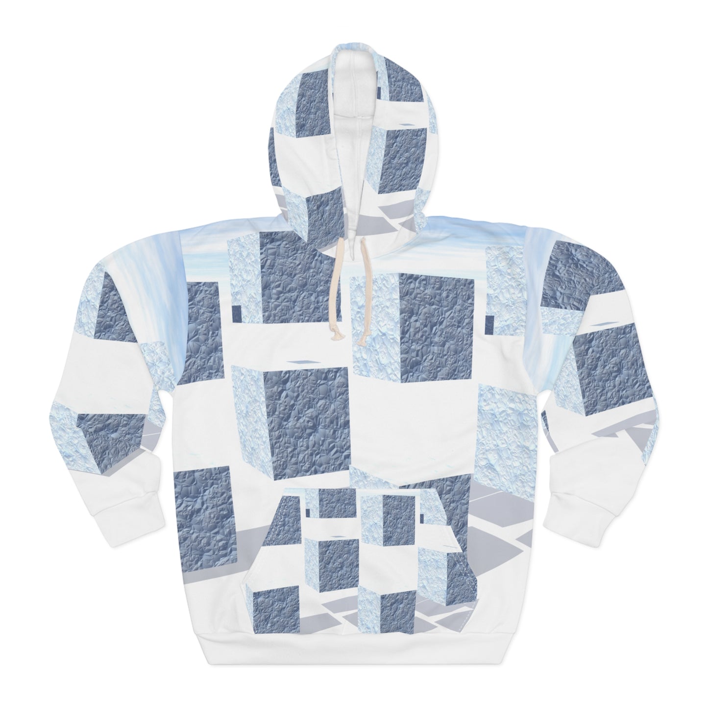 Crystal Ice Cubes Unisex Pullover Hoodie