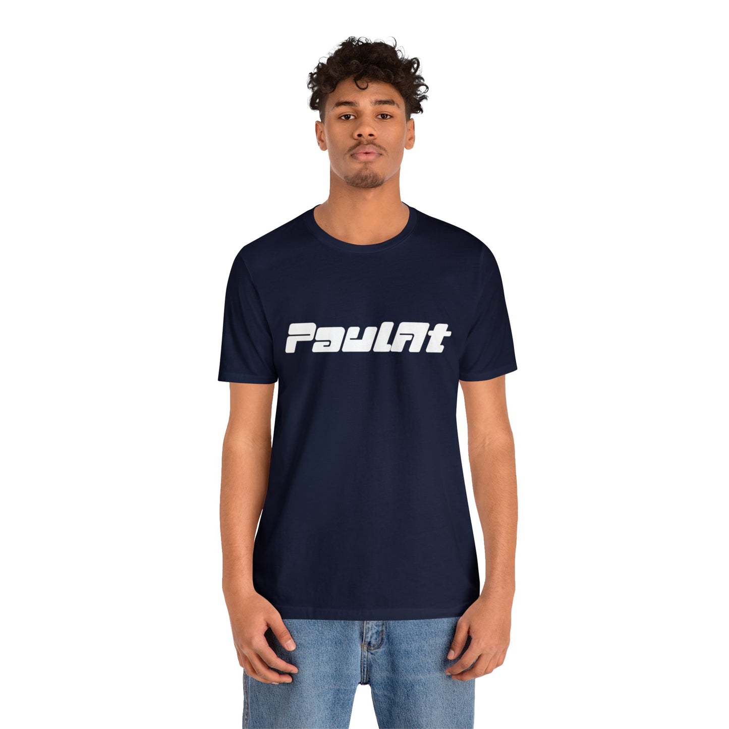PaulAt White Logo Unisex T-Shirt