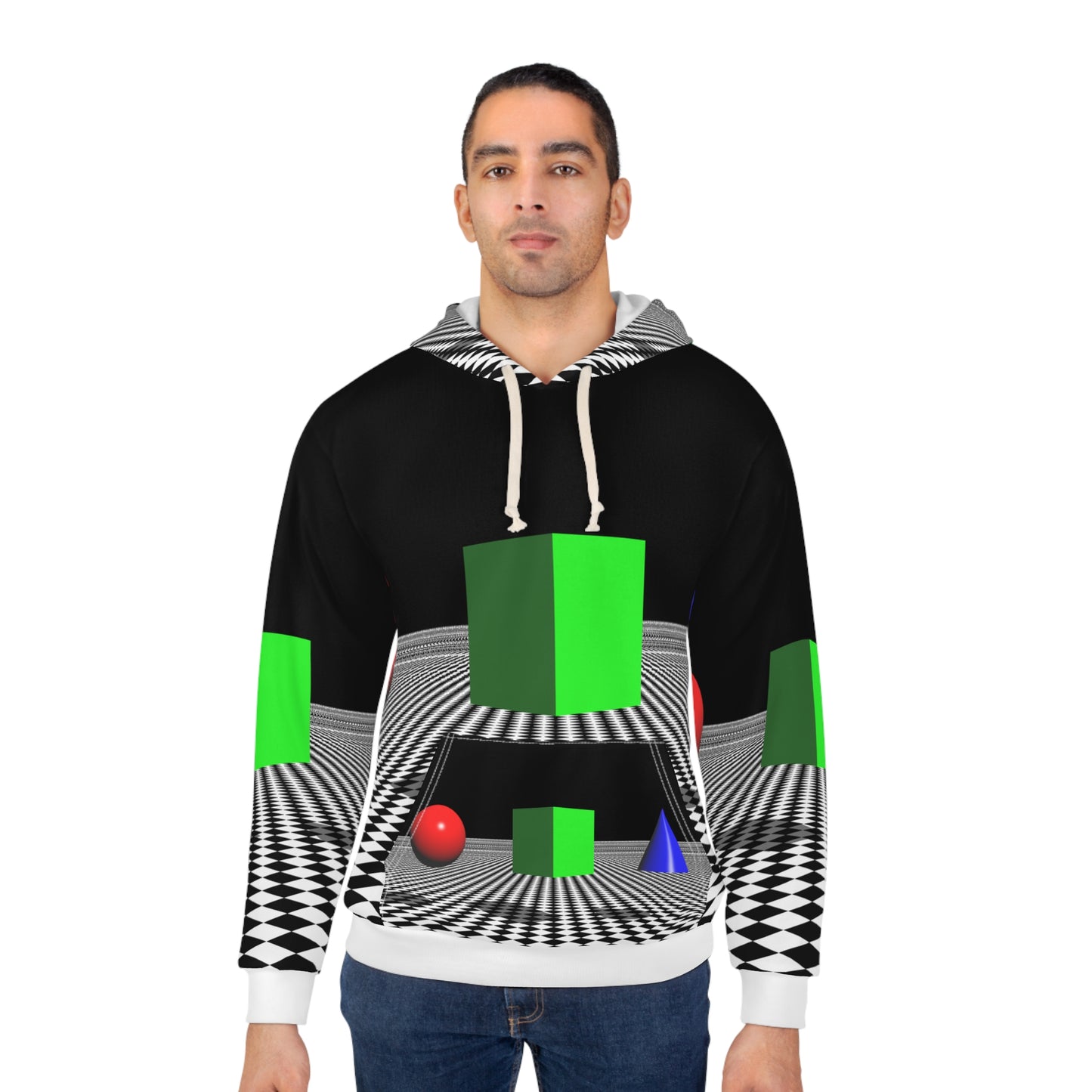 Tri Shapes Unisex Pullover Hoodie
