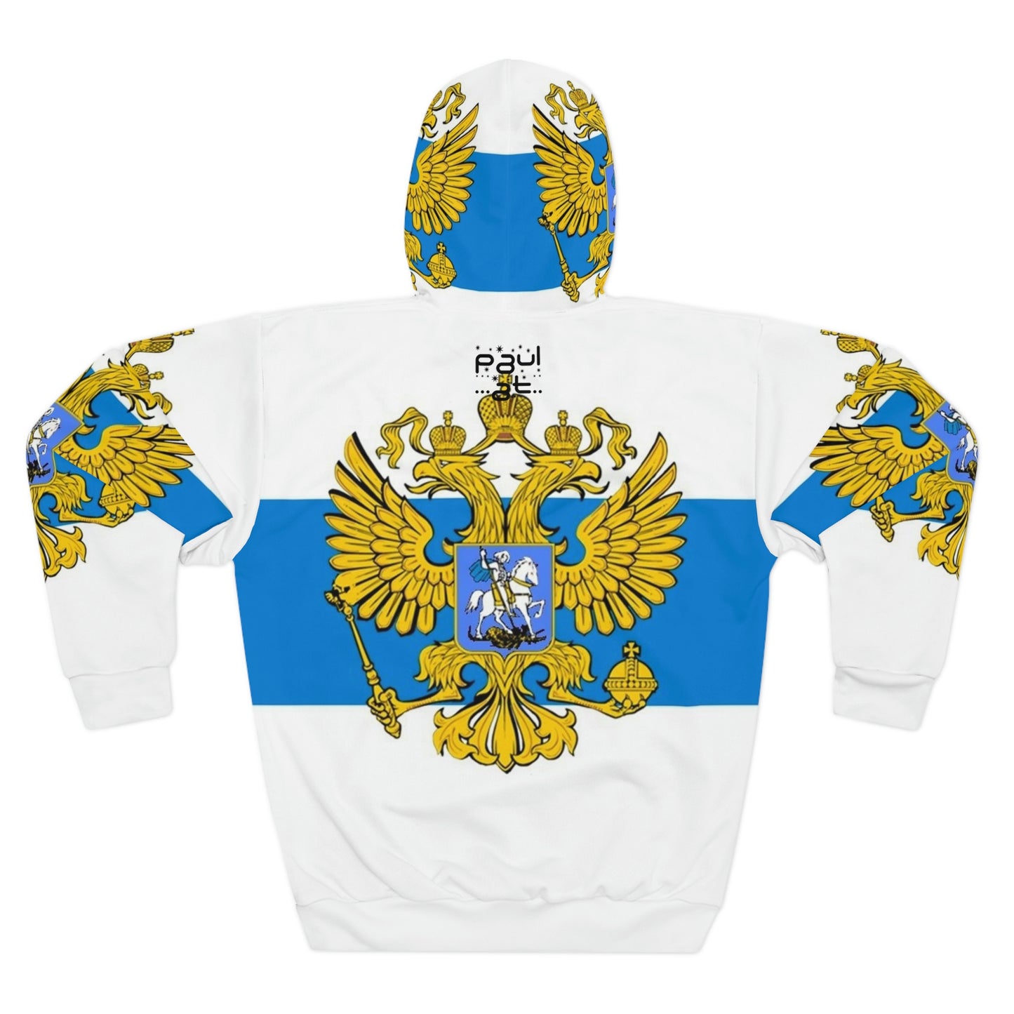 Russia Anti-War With Emblem Unisex Pullover Hoodie