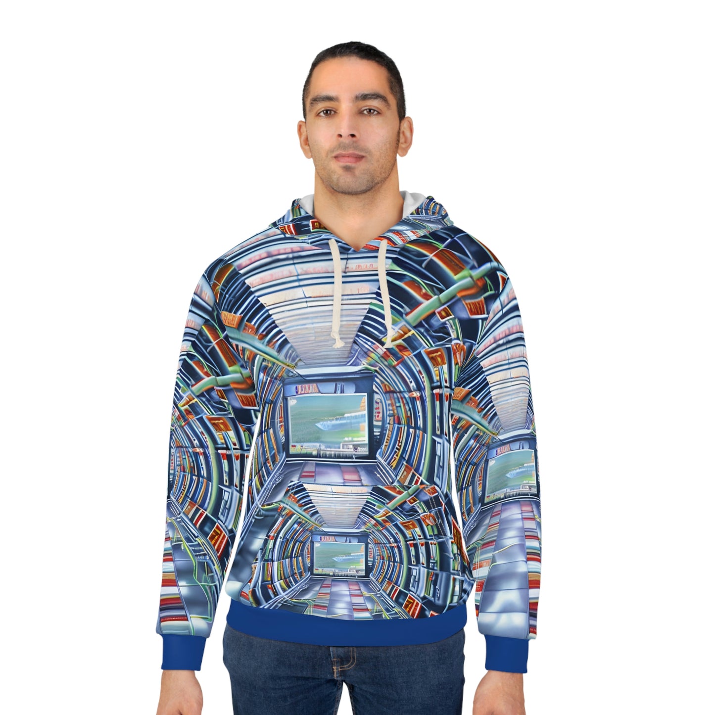 Hyperconnectivity 1990's Unisex Pullover Hoodie