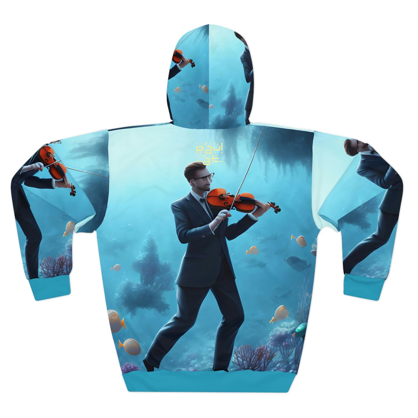 Underwater Violin Unisex Pullover Hoodie
